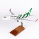 1/100 Ölçek, THY Bursa Spor Logolu B737-800 Yolcu Uçağı, Sergilemeye Hazır Ahşap Standlı Model