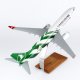 1/100 Ölçek, THY Bursa Spor Logolu B737-800 Yolcu Uçağı, Sergilemeye Hazır Ahşap Standlı Model