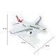 1/100 Ölçek, THY A320 Neo Yolcu Uçağı, Sergilemeye Hazır Plastik Standlı Model