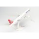 1/200 Ölçek, B777-300ER Turkish Airlines TC-Izmir, Sergilemeye Hazır Plastik Kaideli Model Yolcu Uçağı Herpa