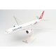 1/200 Ölçek, B777-300ER Turkish Airlines TC-Izmir, Sergilemeye Hazır Plastik Kaideli Model Yolcu Uçağı Herpa