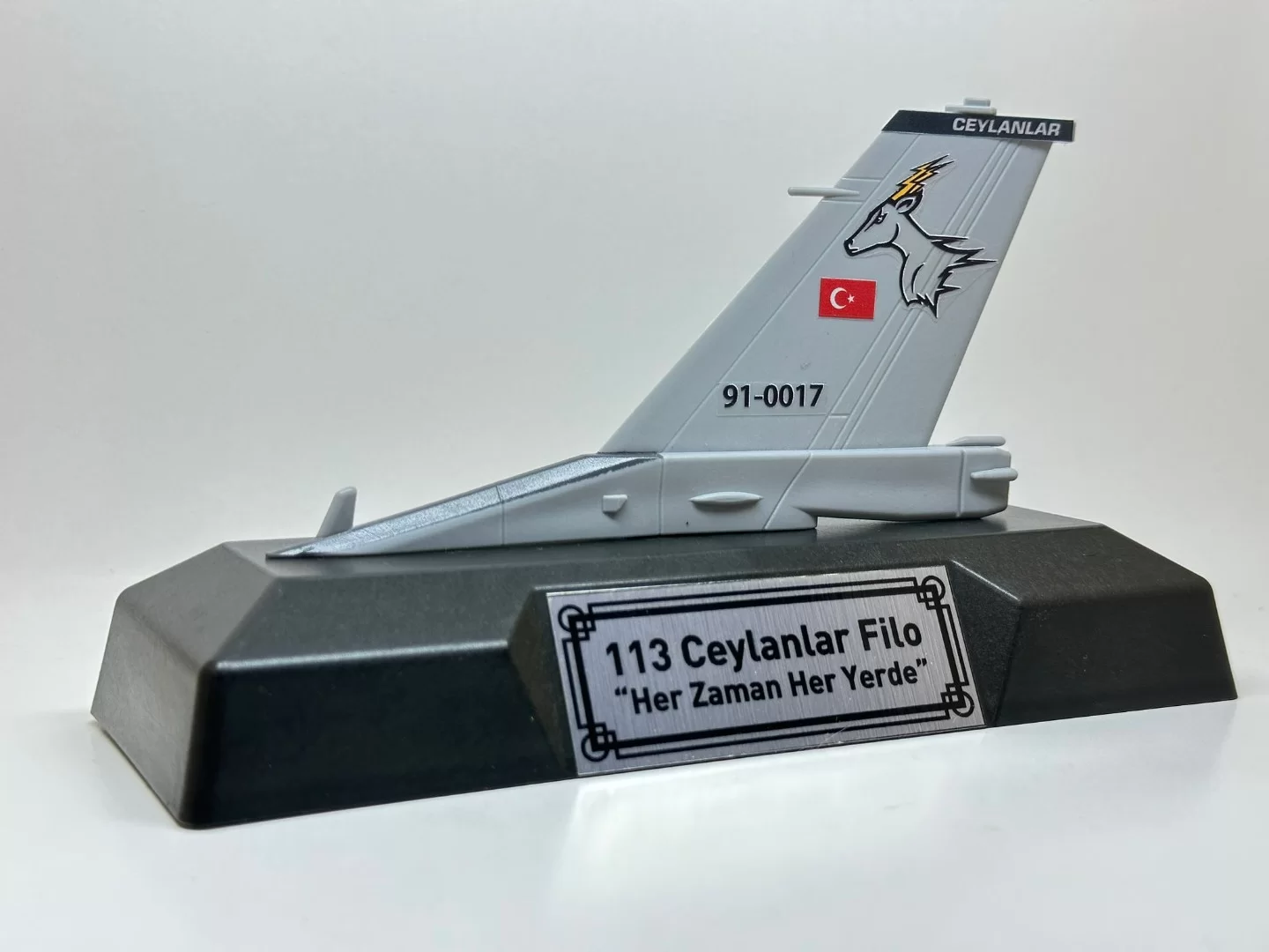 Türk Hava Kuvvetleri 113. Ceylanlar Filo, Her Zaman Her Yerde, F-16 Arka Dikme (Rudder) Ceylan Filo Logo