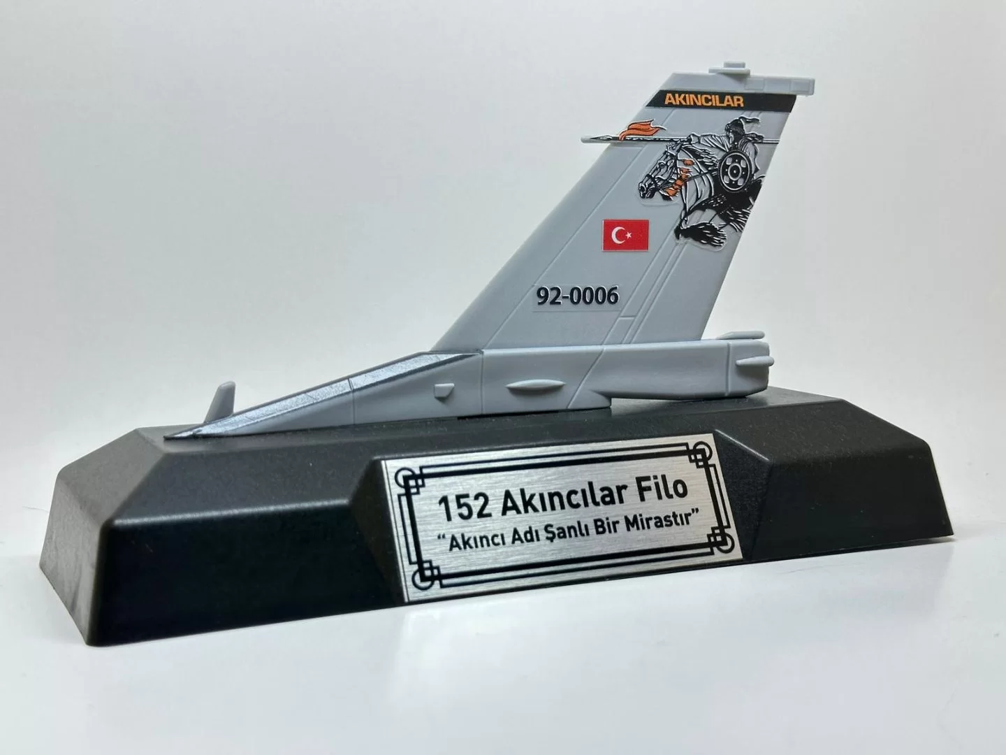 Türk Hava Kuvvetleri Akıncılar "152. Akıncılar Filo"  F-16 Rudder Modeli (Kaideli) Montajlı