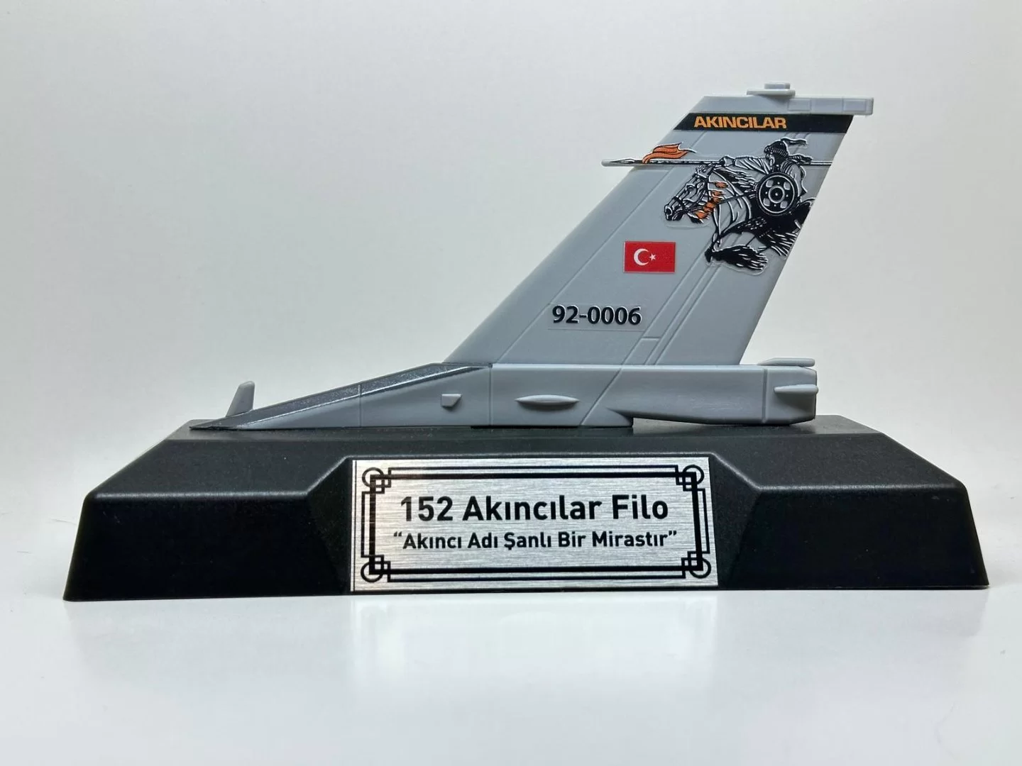 Türk Hava Kuvvetleri Akıncılar "152. Akıncılar Filo"  F-16 Rudder Modeli (Kaideli) Montajlı