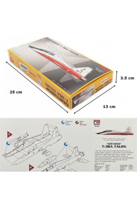 PM Model 205 1/72 Northrop T-38A Talon Eğitim Uçağı Demonte Plastik Maketi