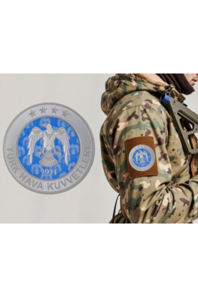 3 Boyutlu Türk Hava Kuvvetleri 1911 Kartal Figür Dijital TPU Peç Arma