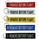 Kırmızı Remove Before Flight Bez Anahtarlık