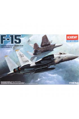 Academy 12609 1/144 Ölçek, F-15 Eagle USAF Savaş Uçağı, Plastik Model kiti
