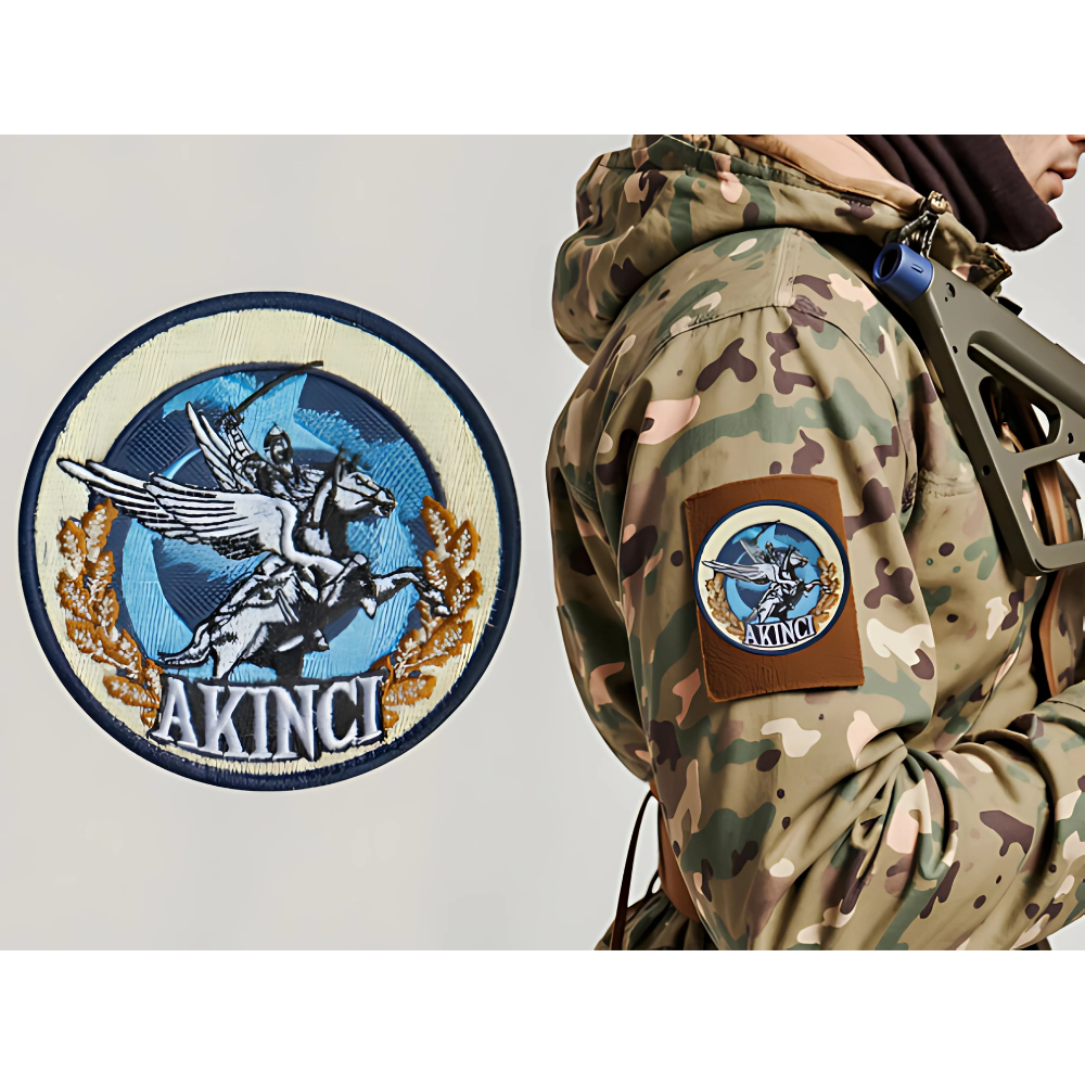 Akıncı Nakışlı Arma, Patch, Peç Model