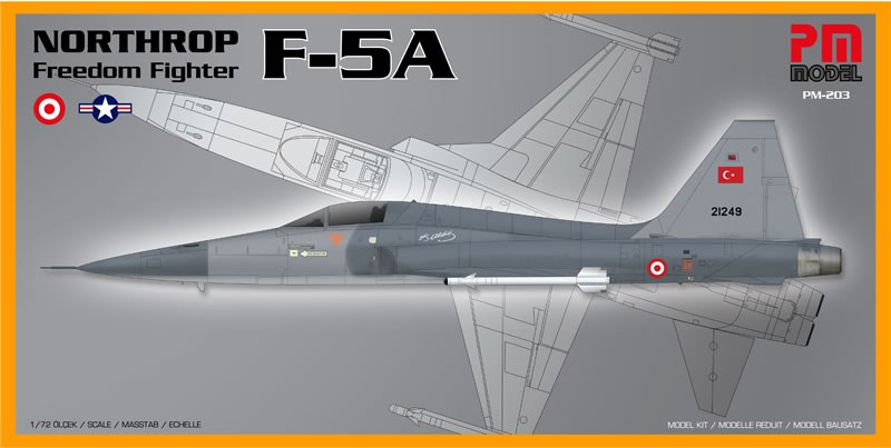 Northrop Freedom Fighter  F-5A 1/72 Eğitim Uçağı Demonte Plastik Maketi PM Model 203