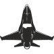 F-16 Savaş Uçağı Duvar Dekoru