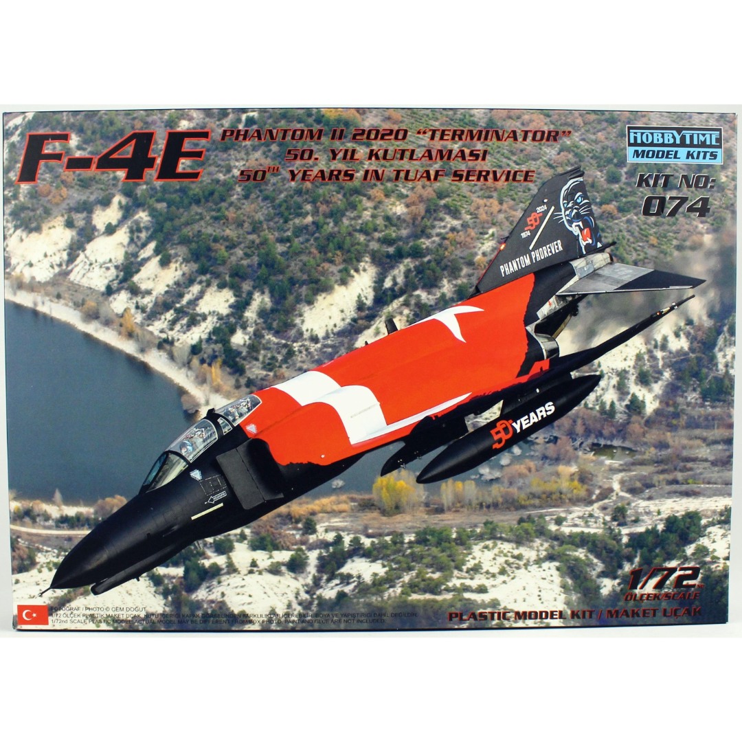 1/72 Ölçek, F-4E Phantom II, Terminatör, 50.Yıl Kutlaması, Plastik Model Kiti