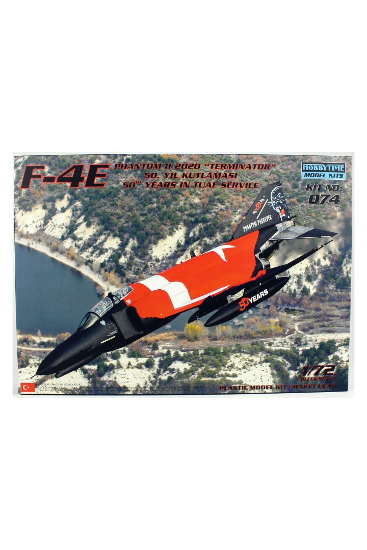 1/72 Ölçek, F-4E Phantom II, Terminatör, 50.Yıl Kutlaması, Plastik Model Kiti