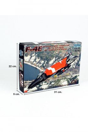 1/72 Ölçek, F-4E Phantom II, Terminatör, 50.Yıl Kutlaması, Plastik Model Kiti