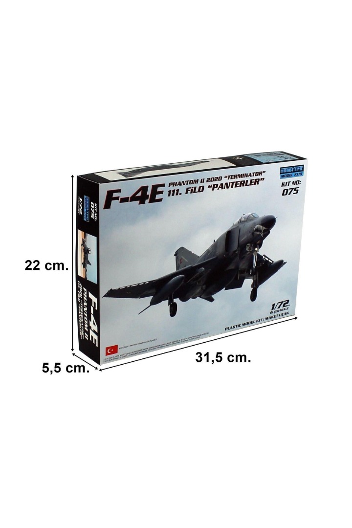 1/72 Ölçek, F-4E Phantom II, Terminatör, 111.Filo Panterler, Plastik Model Kiti