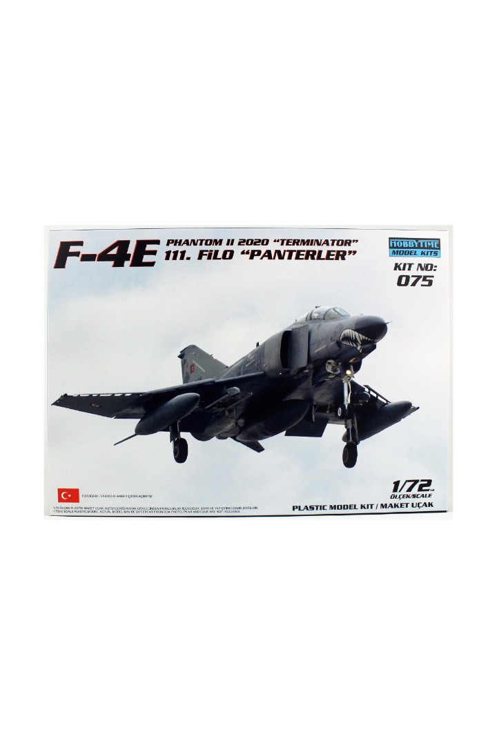 1/72 Ölçek, F-4E Phantom II, Terminatör, 111.Filo Panterler, Plastik Model Kiti