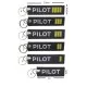 Pilot 2 Altın Çizgili Siyah Remove Before Flight Bez Anahtarlık
