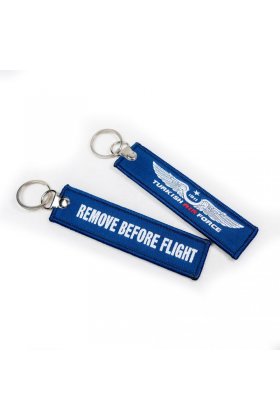 Turkish Air Force Remove Before Flight Mavi Bez Anahtarlık 