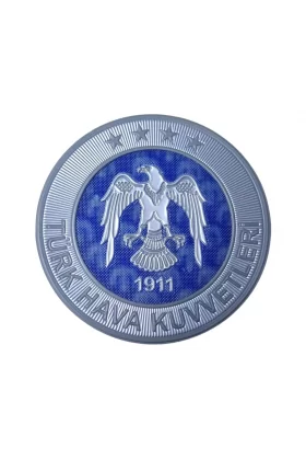 3 Boyutlu Türk Hava Kuvvetleri 1911 Kartal Figür Dijital TPU Peç Arma
