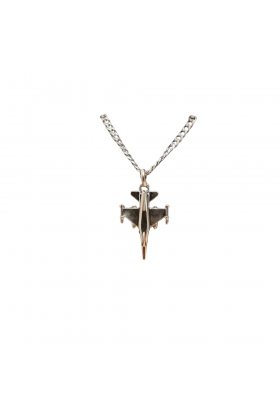 F-16 Jet Savaş Uçağı Zincirli Unisex Kolye