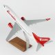 1/100 Ölçek, Corendon Airlines B737-800 Yolcu Uçağı, Sergilemeye Hazır Ahşap Standlı Model
