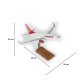 1/100 Ölçek, Corendon Airlines B737-800 Yolcu Uçağı, Sergilemeye Hazır Ahşap Standlı Model