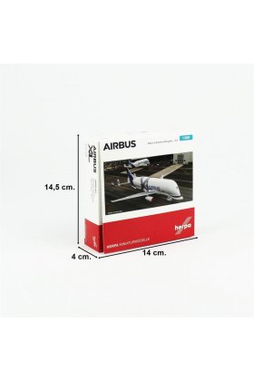 Herpa 534284-003 1/500 Ölçek, Airbus Industries A330-743L, BelugaXL - XL - F-GXLI, Metal, Sergilemeye Hazır Model Nakliye Uça