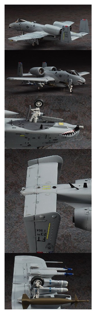 Hasegawa E43 1573 1/72 Ölçek, A-10C Thunderbolt II, Savaş Uçağı Plastik Model Kiti