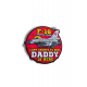 F-16 Fighting Falcon - Last Chance To Run Daddy Is Here PVC  TPU Peç Patch Arma