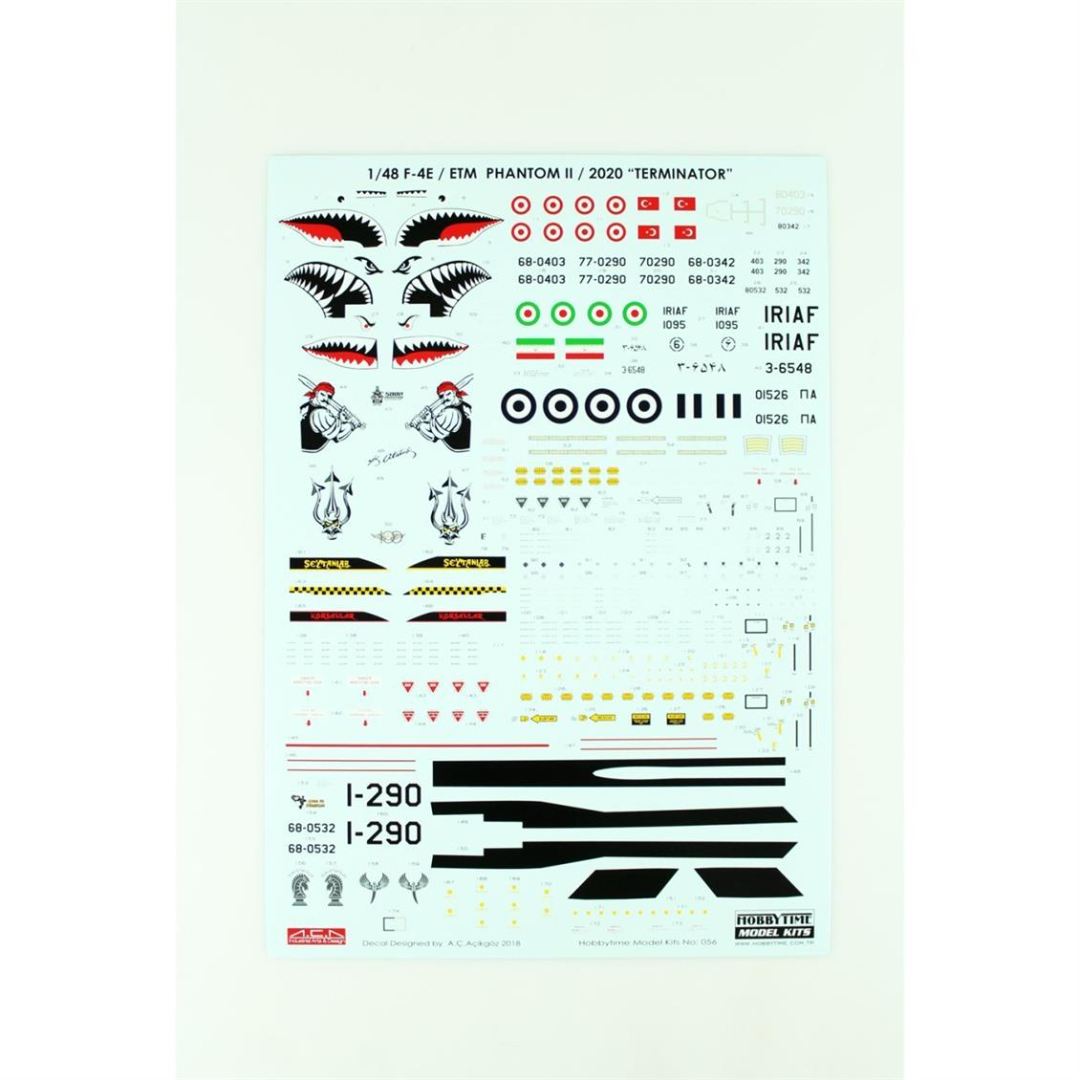 1/48 Ölçek, F-4E Phantom II, Plastik Model kiti