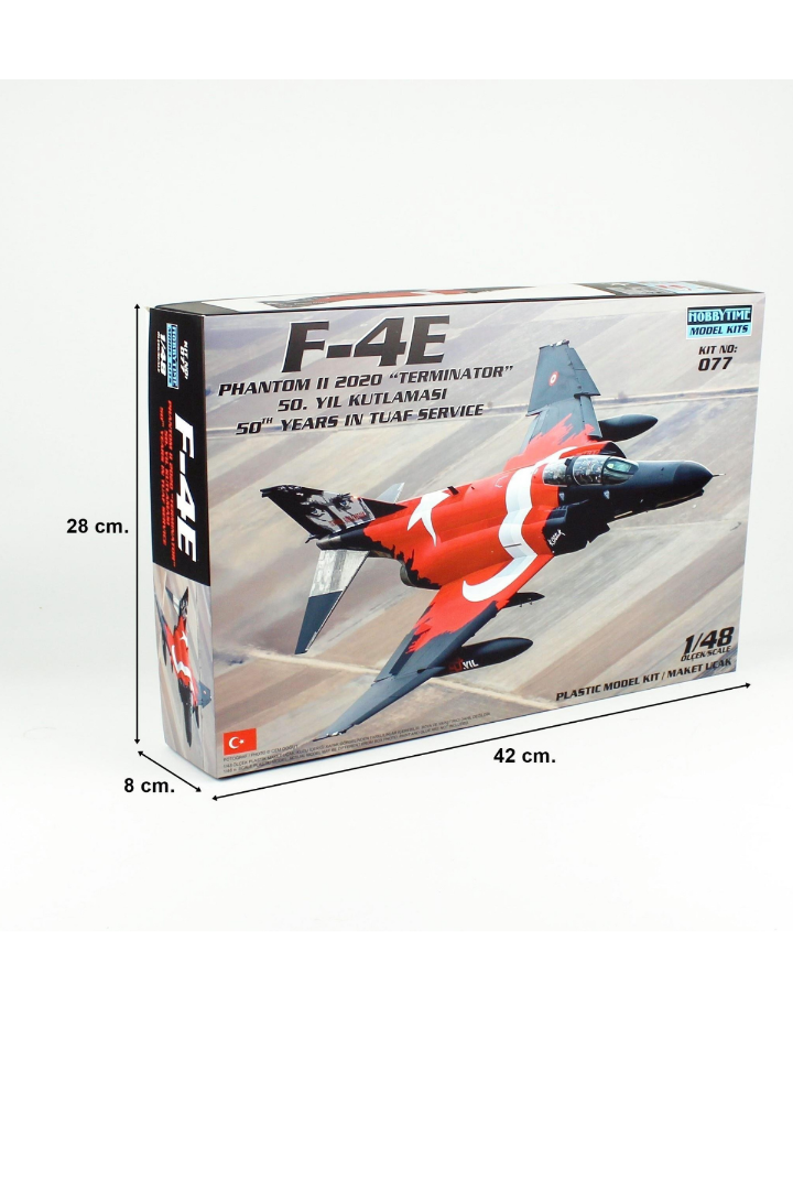 1/48 Ölçek, F-4E Phantom II, Terminatör, 50.Yıl Kutlaması, Plastik Model Kiti