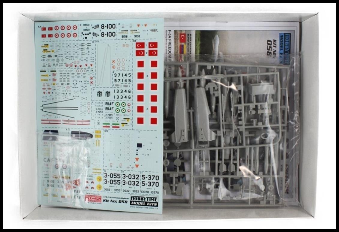 1/72 Ölçek, F/Rf-5A Freedom Fighter, Plastik Model kiti