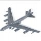 Academy 12622 1/144 Ölçek, USAF B-52H 20th BS (Buccaneers) Bombardıman Uçağı , Plastik Maketi
