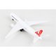 Daron 86RT-5404 Turkish Airlines Boeing B787, 12,5 cm. Metal Gövde, Plastik Kanatlar, Sergilemeye Hazır Model Yolcu Uçağ