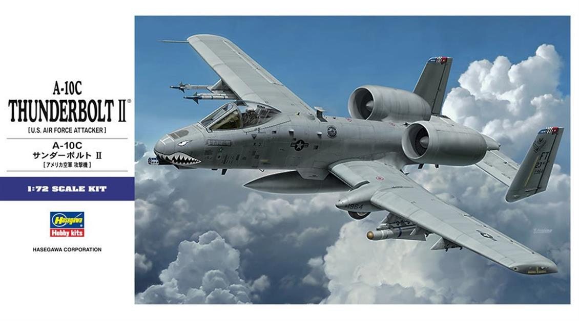 Hasegawa E43 1573 1/72 Ölçek, A-10C Thunderbolt II, Savaş Uçağı Plastik Model Kiti