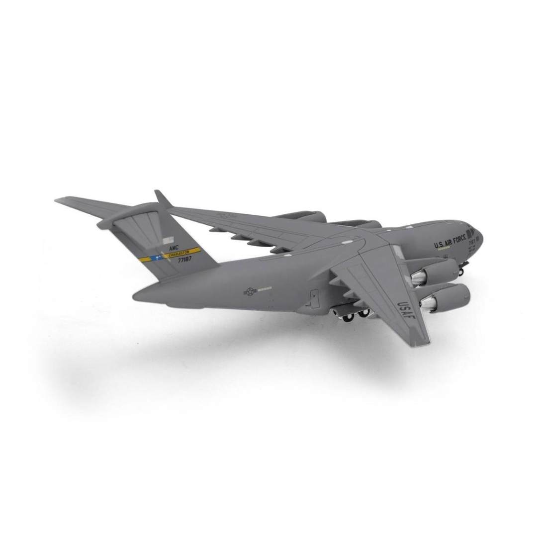 Herpa 537964 1/500 Ölçek, Amerikan Hava Kuvvetleri Boeing C-17A Globemaster III, 437.Hava İkmal Kanadı, Metal, Sergilemeye Hazır