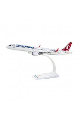 Herpa 612210 1/200 Ölçek, THY Airbus A321 neo, Snapfit, Sergilemeye Hazır Model Yolcu Uçağı