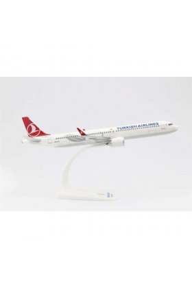 Herpa 612210 1/200 Ölçek, THY Airbus A321 neo, Snapfit, Sergilemeye Hazır Model Yolcu Uçağı