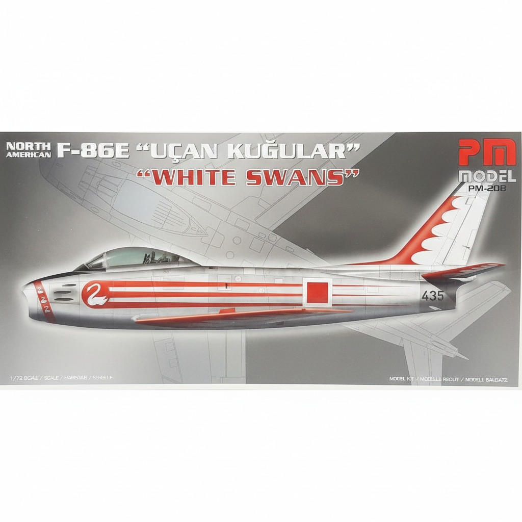 Pm-208 North American F-86E Sabre 1/72 Model Uçak Maketi Kiti